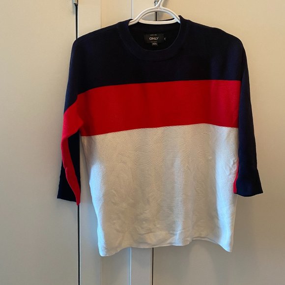 ONLY COLOUR BLOCK HIGH-LOW PULLOVER KNIT - Picture 2 of 6